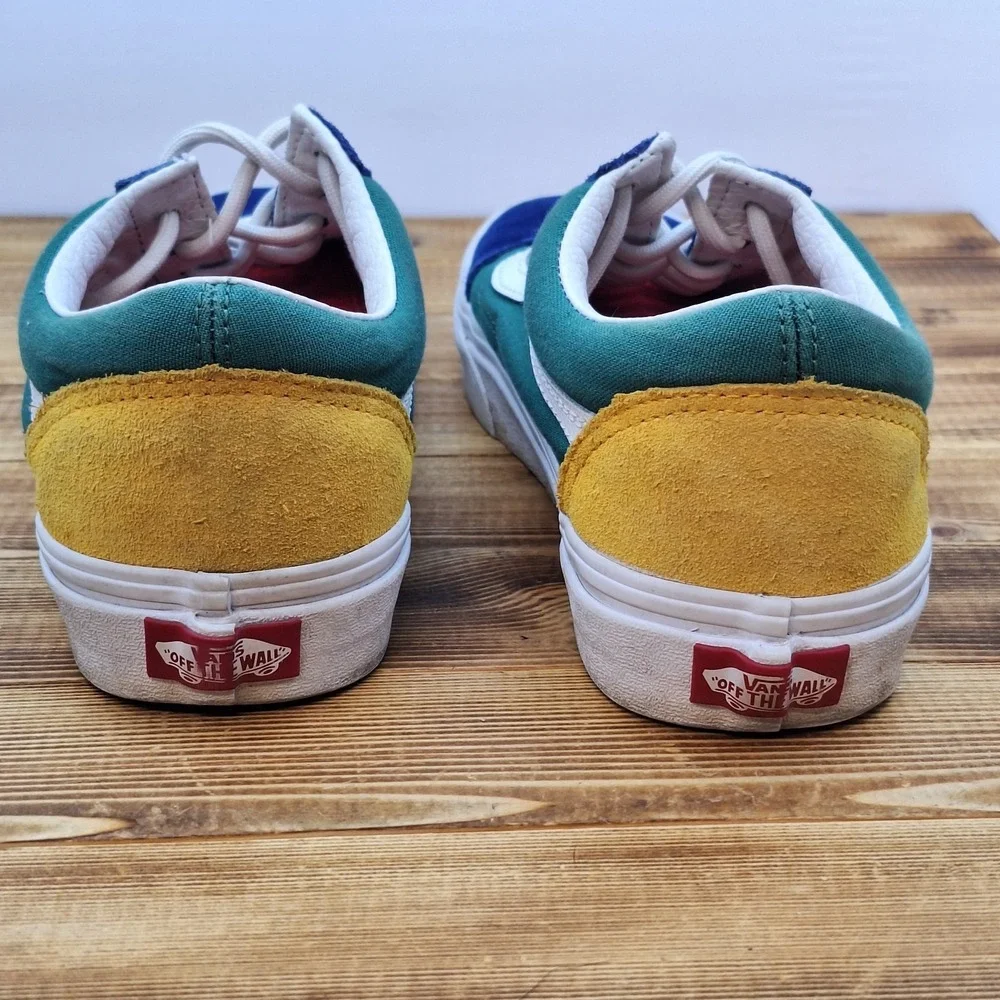 Vans Old Skool Yacht‎ Club Color Block Skate Shoes Sneakers Mens Size 6.5 Suede